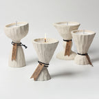 candle holder with a cup shape