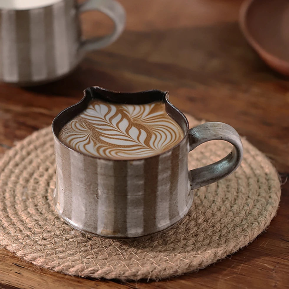 Cat Ear Handmade Ceramic Mug (225ml)
