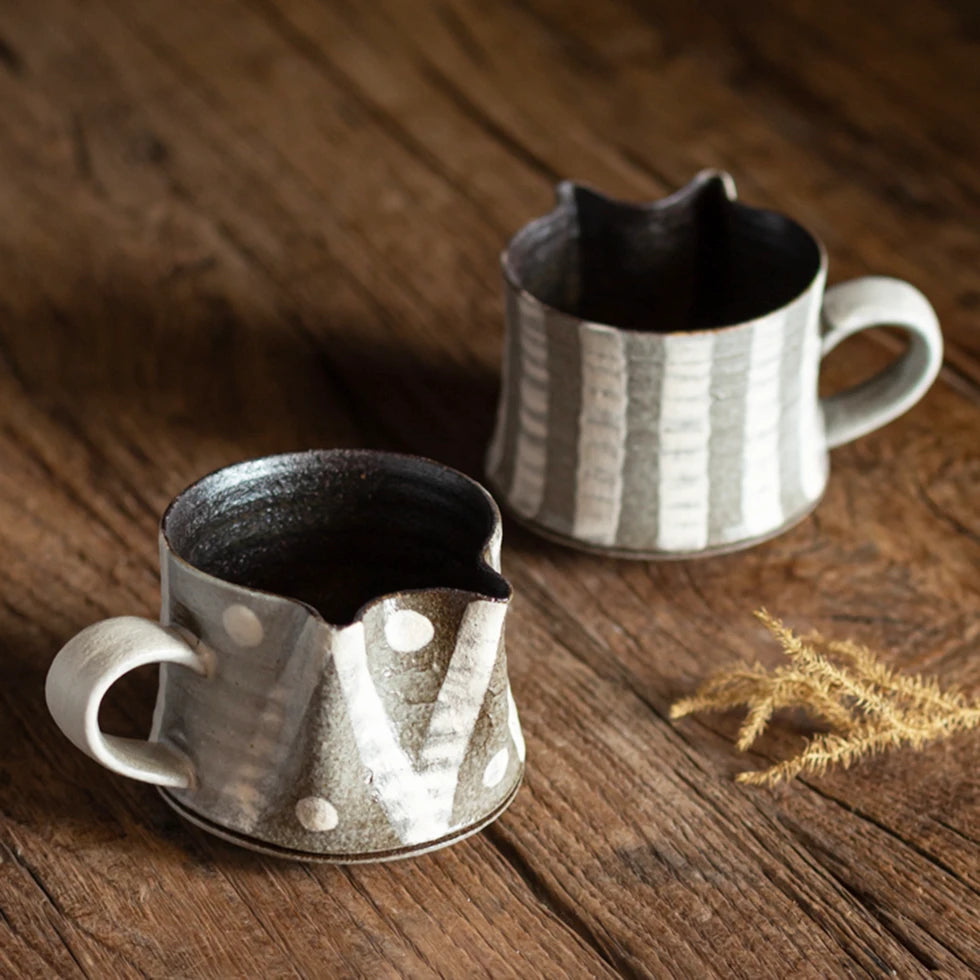Cat Ear Handmade Ceramic Mug (225ml)