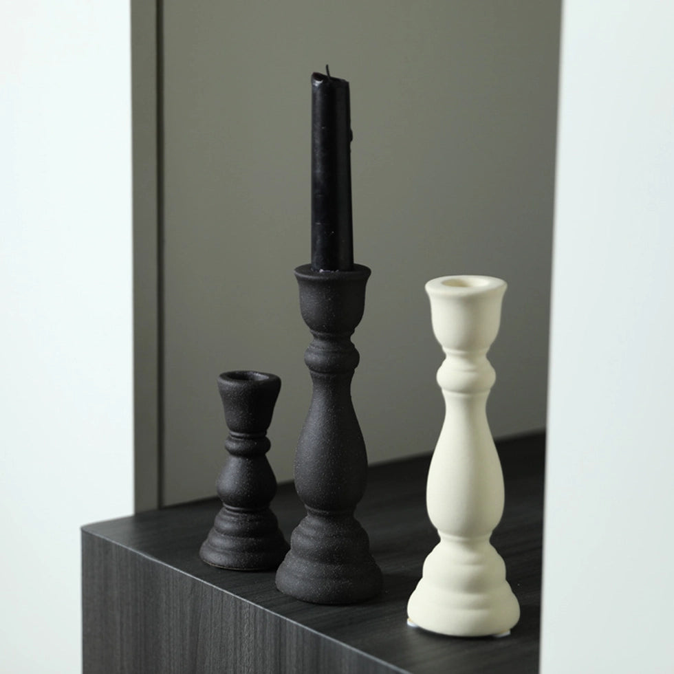 candlesticks and candle holders