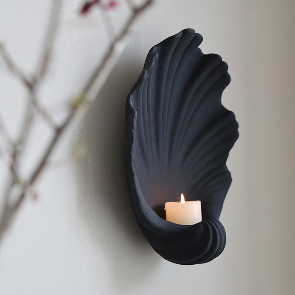 wall candle holders​ black candle holders
