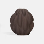 brown ceramic vase