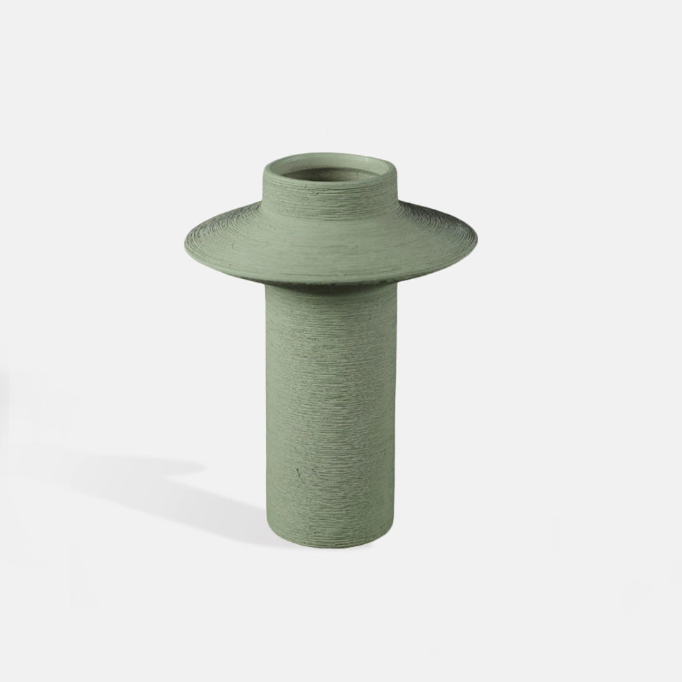 Green Ceramic Vase