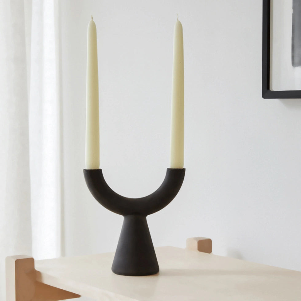 black candle holders