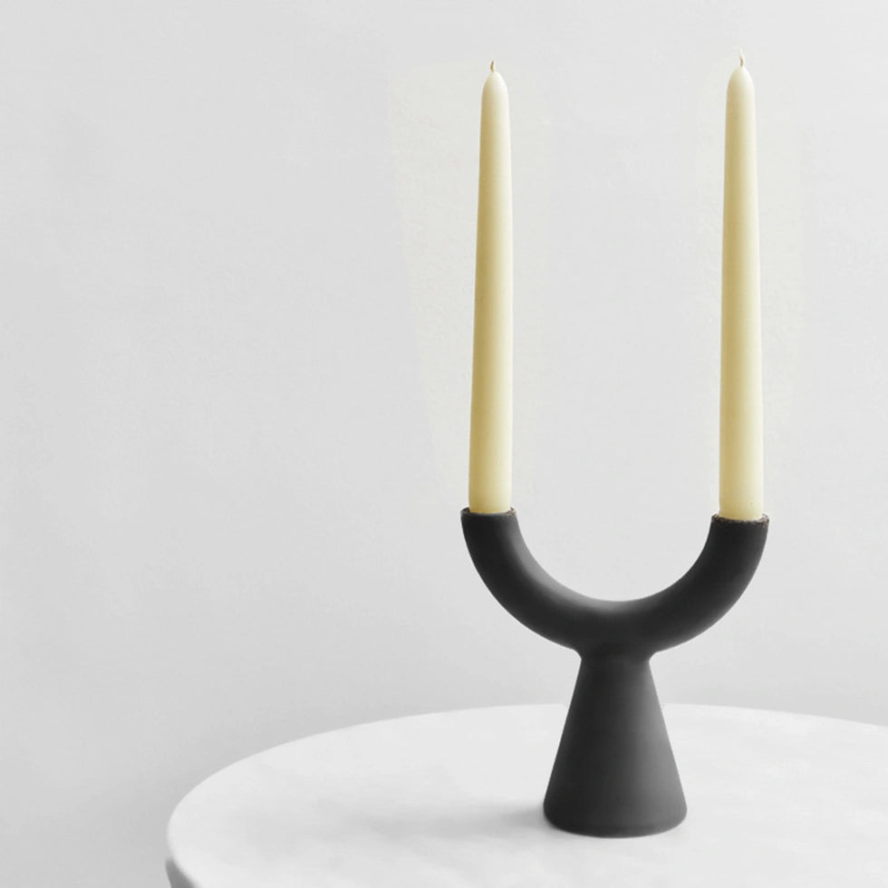 black candle holders
