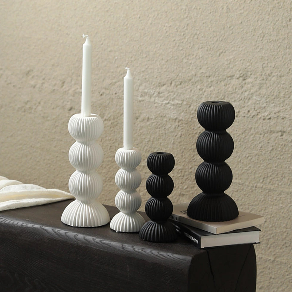 candle with holder