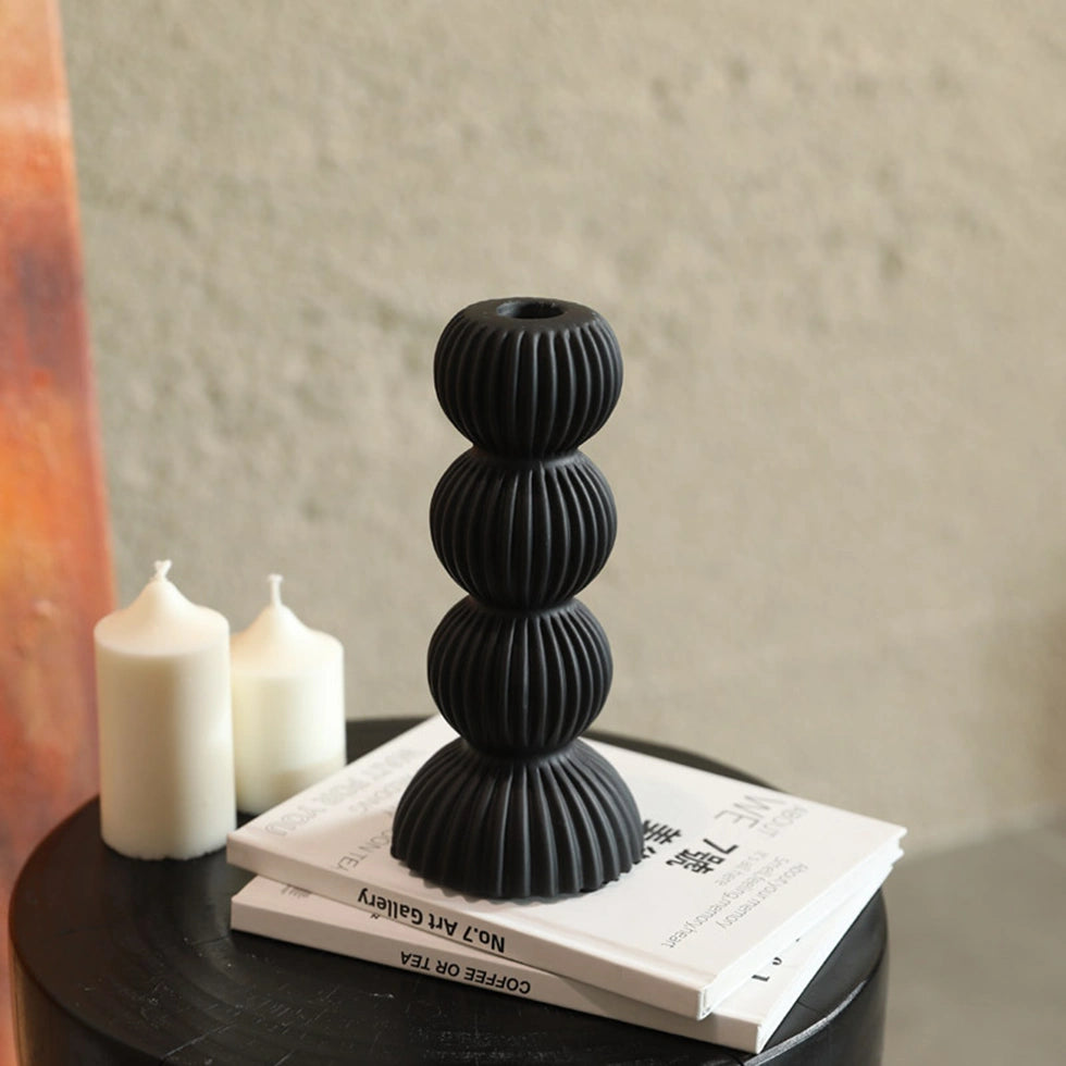 candlesticks black candle holders