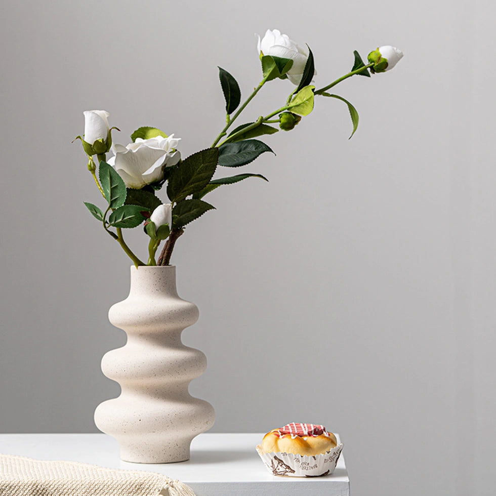ceramic flower vase