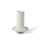 White Ceramic Vase Minimalist Sculptural Ceramic Vase