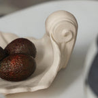 French style shell wall decor used as creative storage bowl